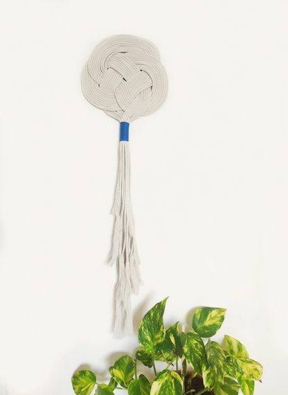 tapiz de macramé para decoración de pared