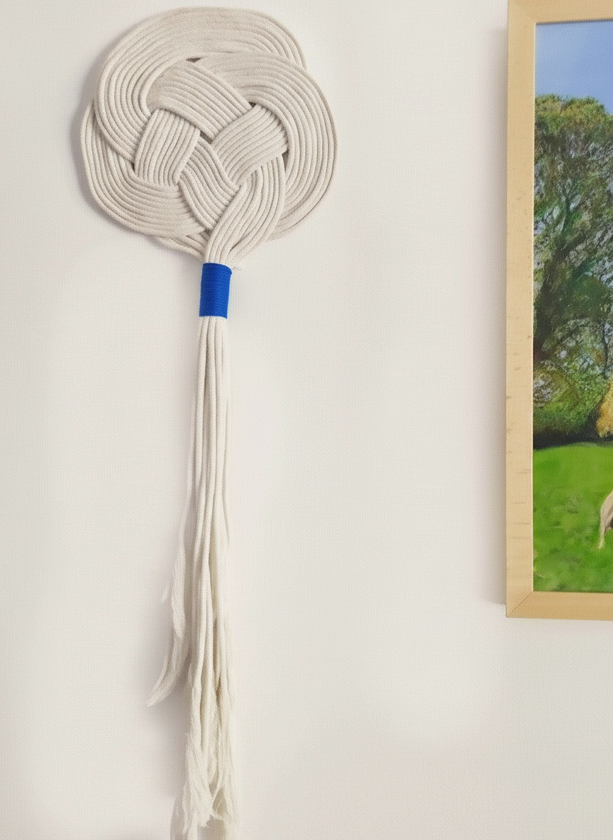 tapiz de macramé para decoración de pared 