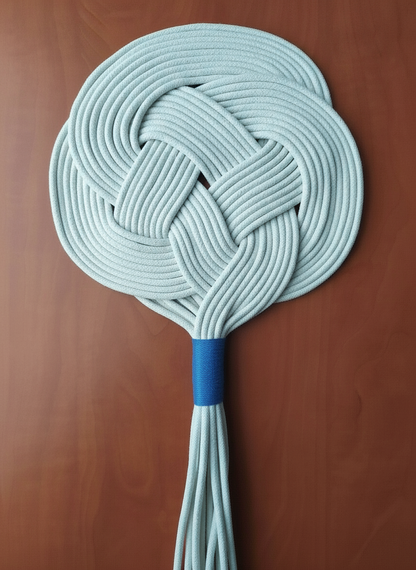 tapiz de macramé para decoración de pared