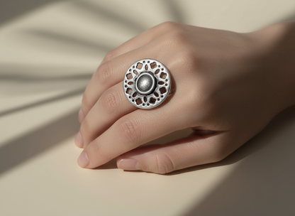 Anillo estilo étnico  ajustable