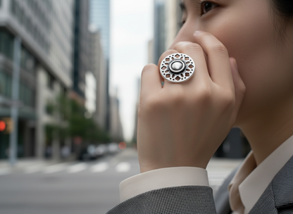 Anillo estilo étnico  ajustable