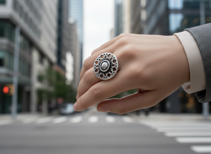 Anillo estilo étnico  ajustable