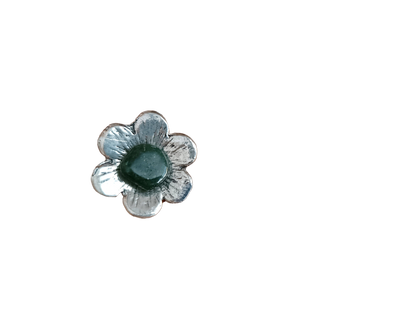 Anillo flor de jade natural