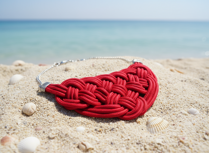 Collier noeud marin pour femme de différentes couleurs