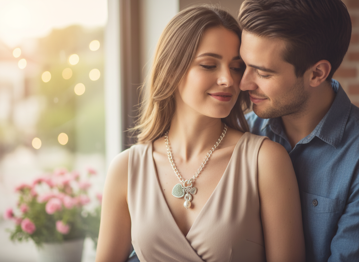 romantic bracelet with heart