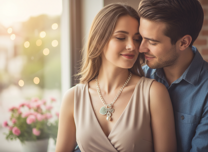 romantic bracelet with heart