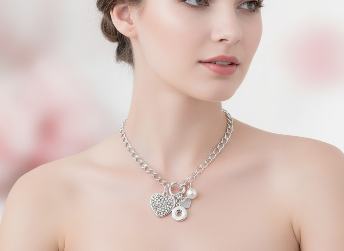 romantic bracelet with heart