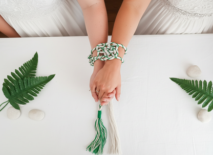 Cordon de mariage avec nœud celtique de l'amour éternel. Cordon de baptême

