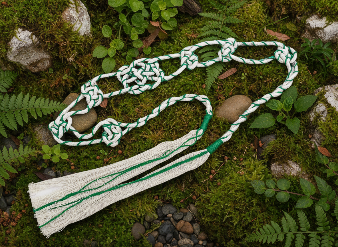Cordon de mariage avec nœud celtique de l'amour éternel. Cordon de baptême

