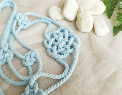 handfasting cord. Cordón rito unión de manos para bodas . Raquel Jiménez Artesanía