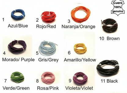 Kit to make Celtic leather bracelet, instructions and materials