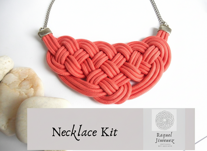 Kit para collar de nudos muy fácil con tutorial paso a paso