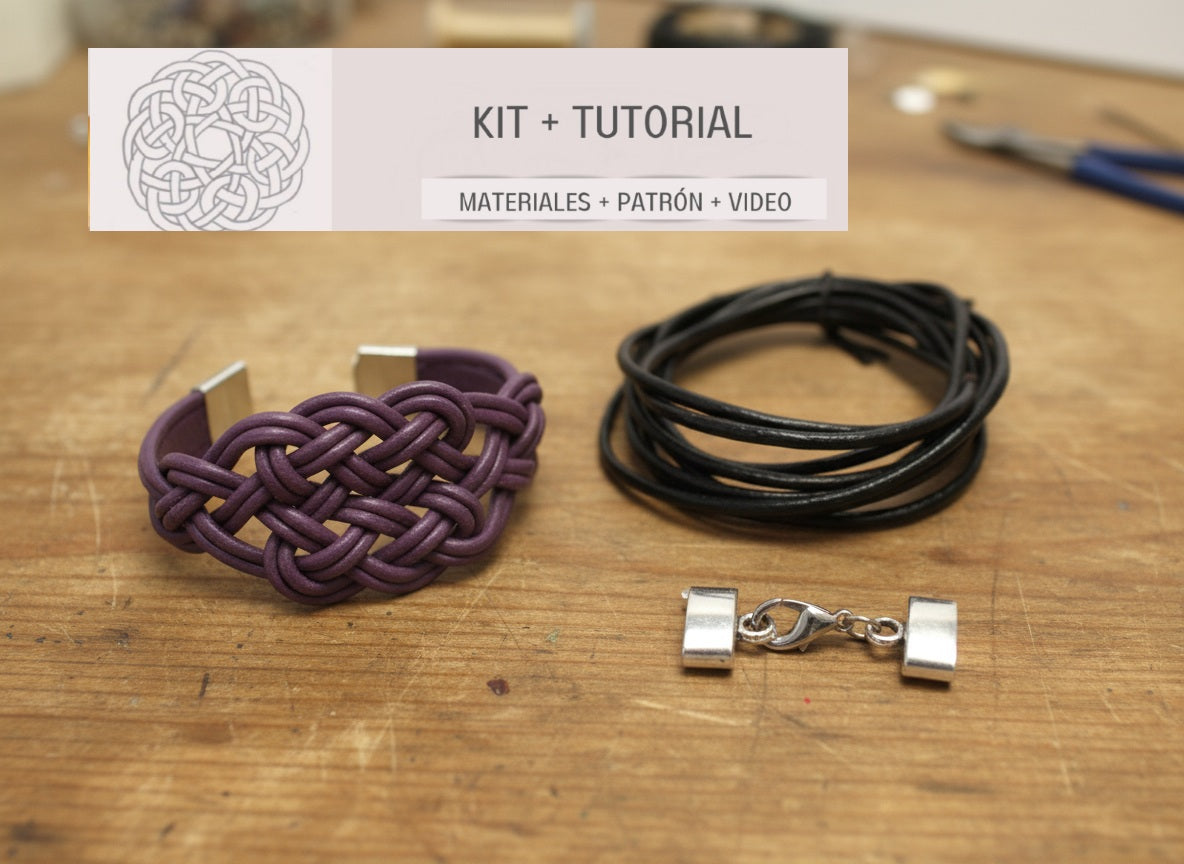 kit para hacer pulsera  con nudos 