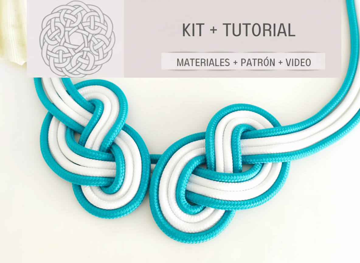  tutorial collar nudos kit