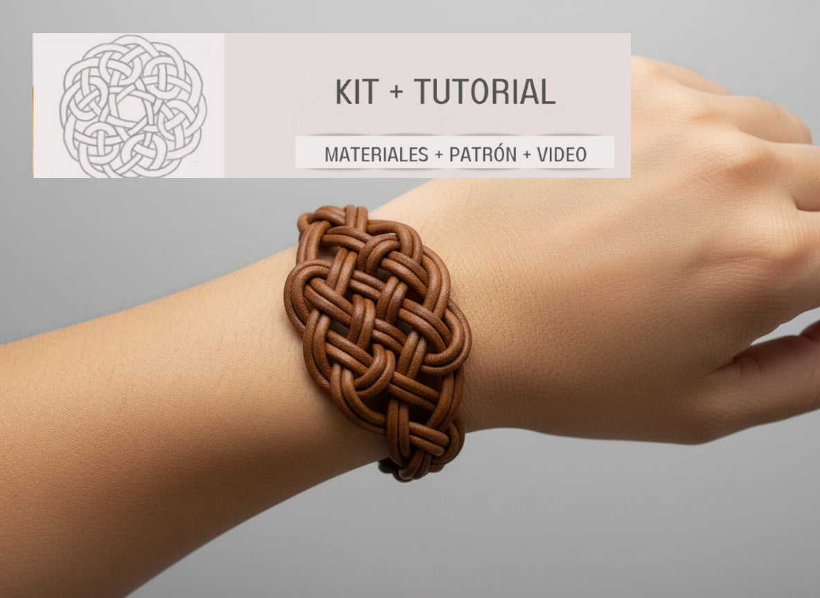 kit para hacer pulsera  con nudos 