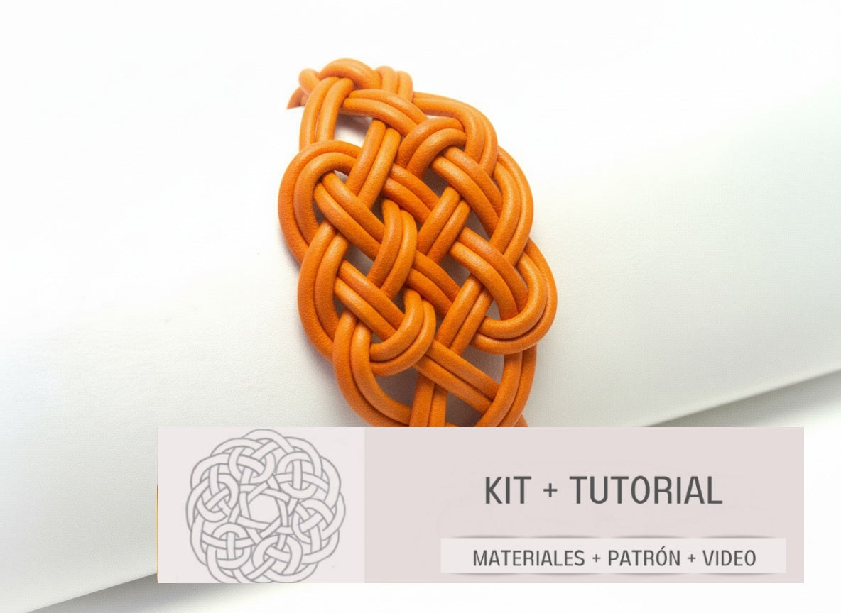 kit para hacer pulsera  con nudos 