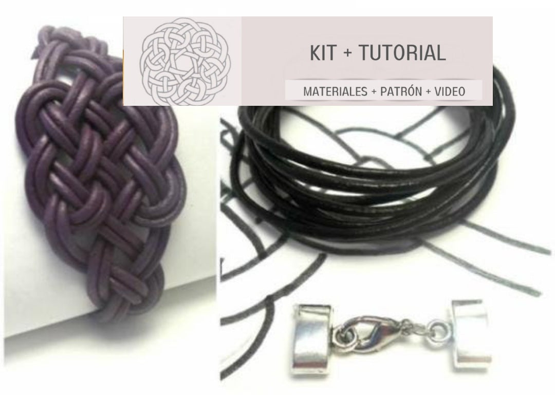 kit para hacer pulsera  con nudos 