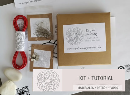kit para hacer pulsera  con nudos 