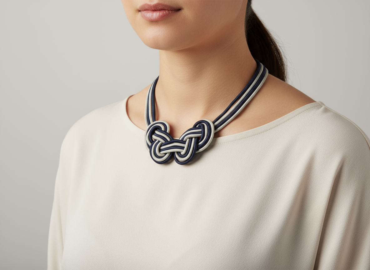 Kit para hacer collar con nudo marinero, materiales y tutorial paso a paso