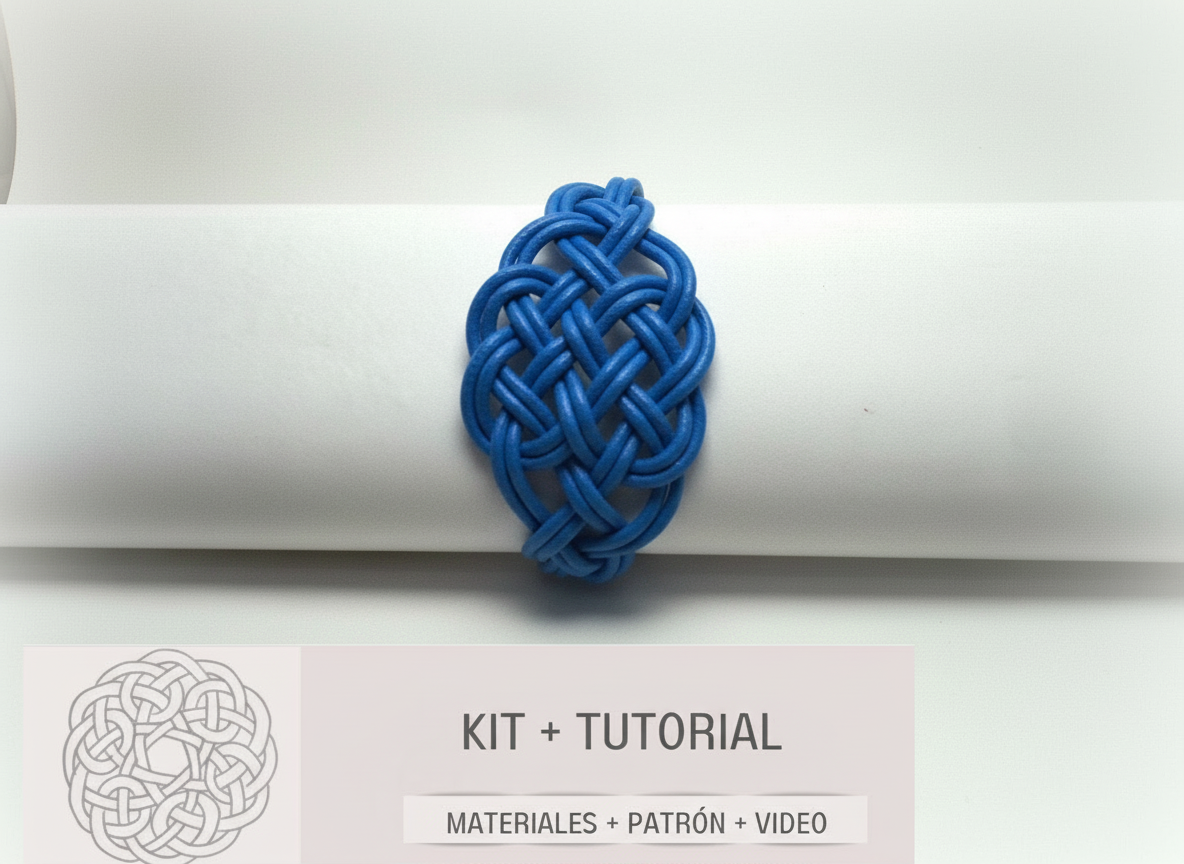 kit para hacer pulsera  con nudos 