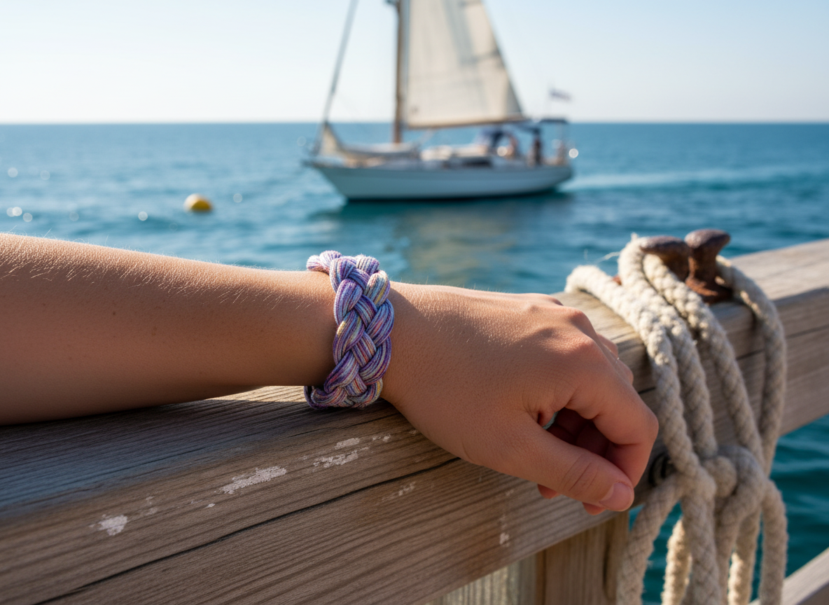 Kit de fil pour bracelet tressé, matériaux et tuto