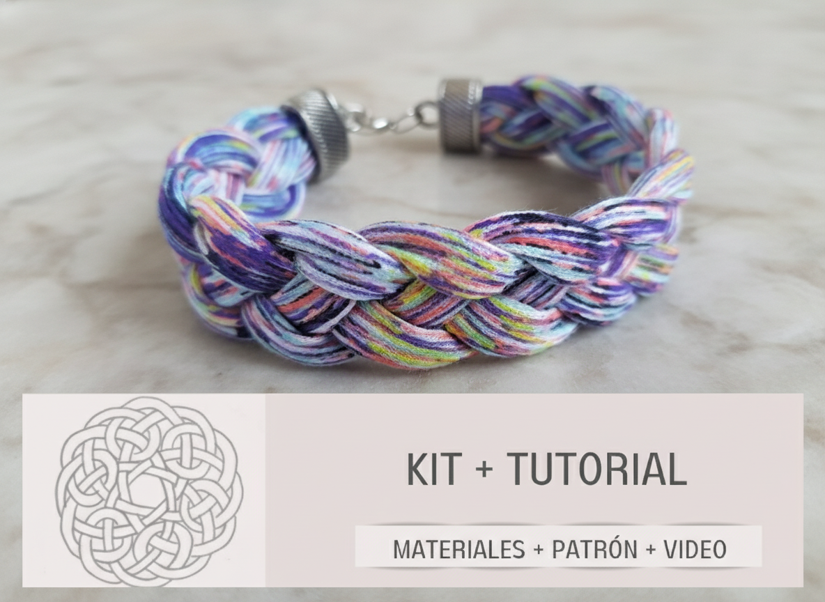 Kit de fil pour bracelet tressé, matériaux et tuto