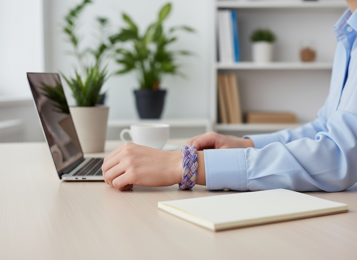 Kit et tuto pour bracelet fil tressé multicolore