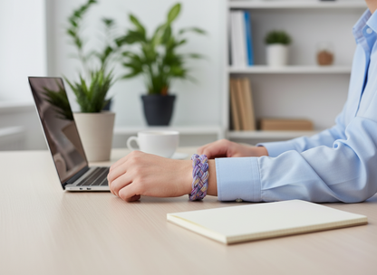 Kit et tuto pour bracelet fil tressé multicolore