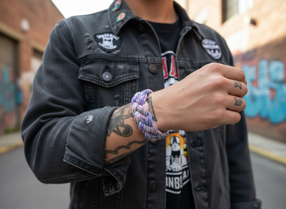 Kit et tuto pour bracelet fil tressé multicolore