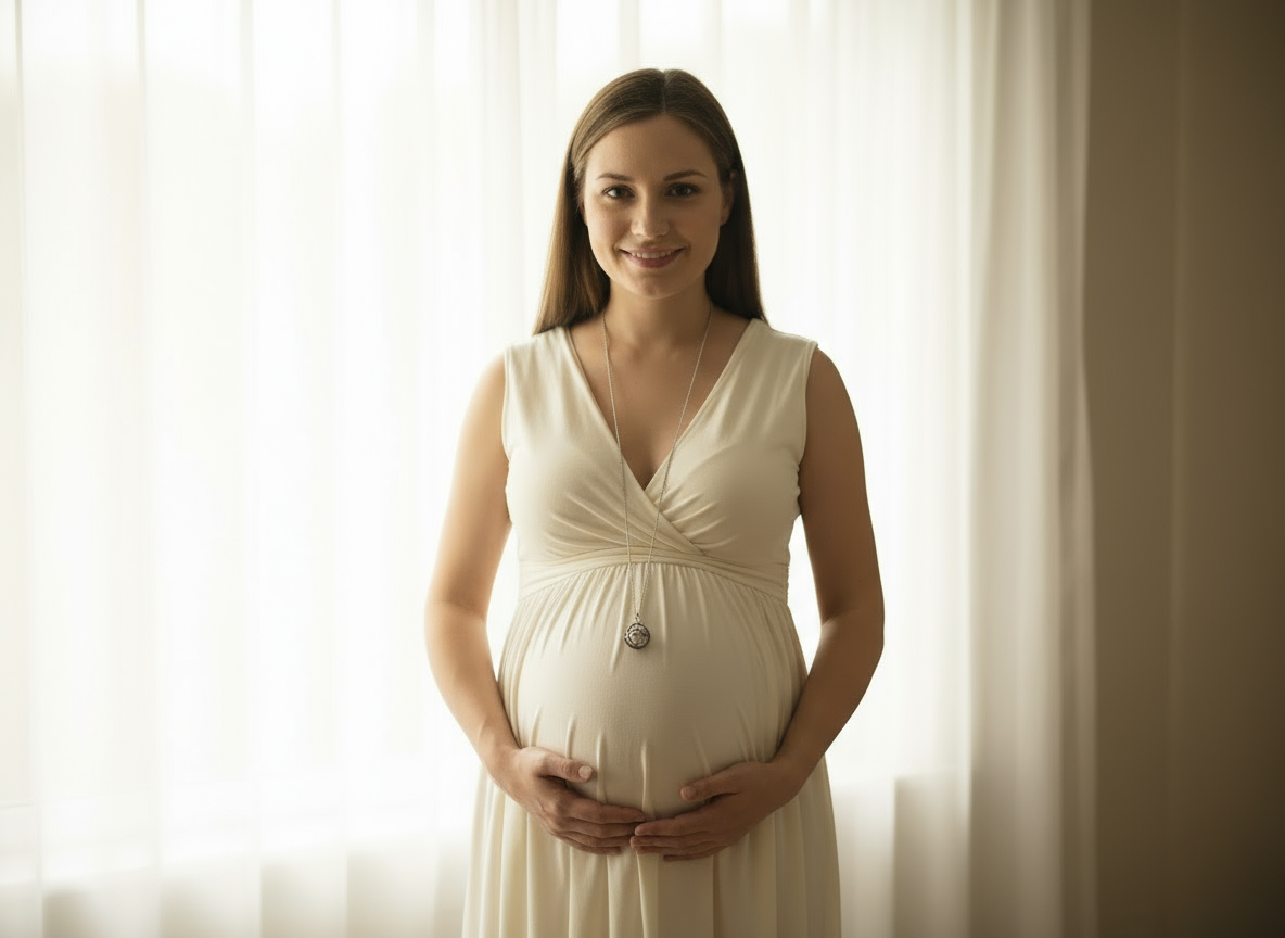 Collier pendentif Angel caller avec cercle de vie
