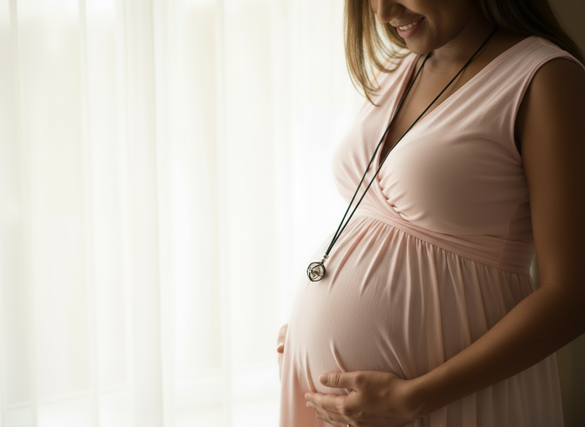 Collier pendentif Angel caller avec cercle de vie