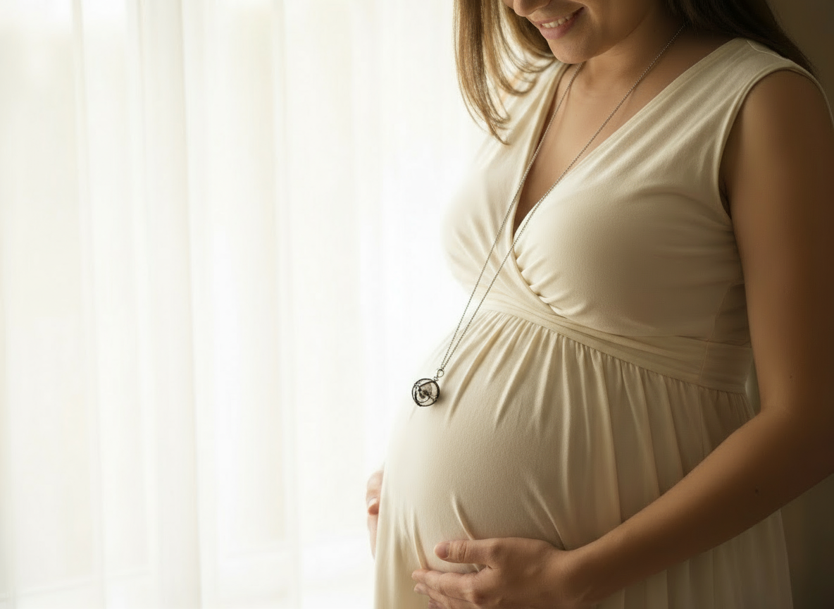 Collier pendentif Angel caller avec cercle de vie