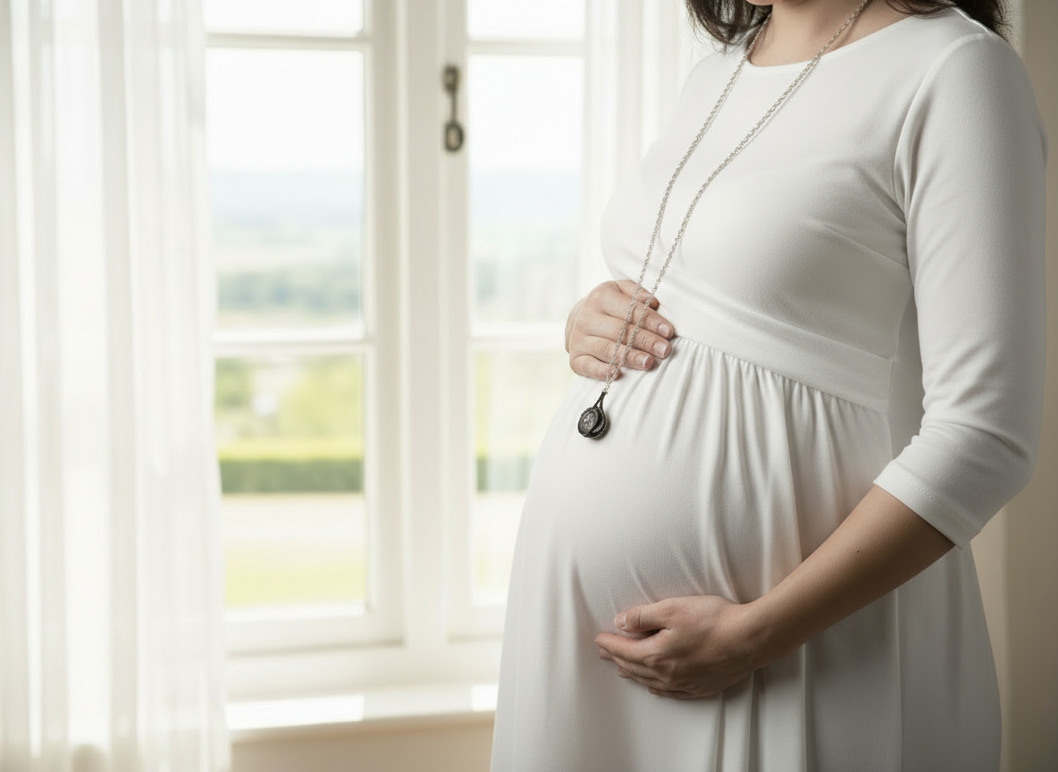 Collier pendentif Angel caller avec cercle de vie