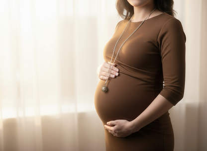 Collier pendentif Angel caller avec cercle de vie