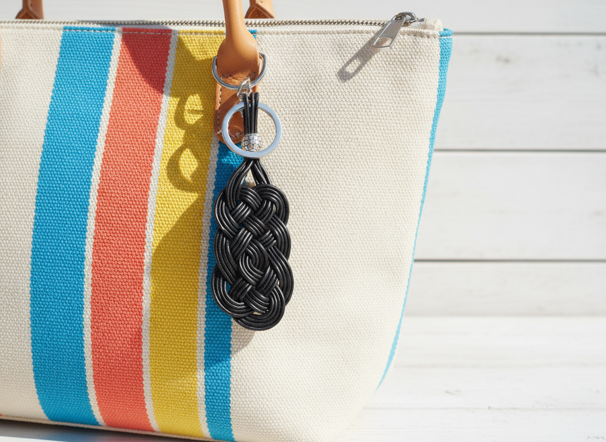 Llavero de cuero con nudo celta infinito para hombre y mujer, colgante para bolso con nudo celta,
