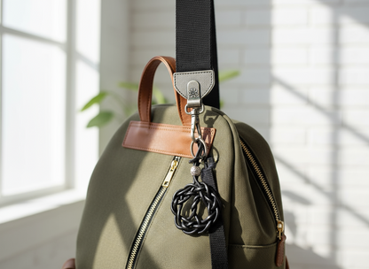 Llavero de cuero con símbolo celta árbol de la vida