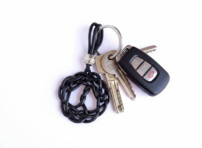 Llavero de cuero con símbolo celta árbol de la vida