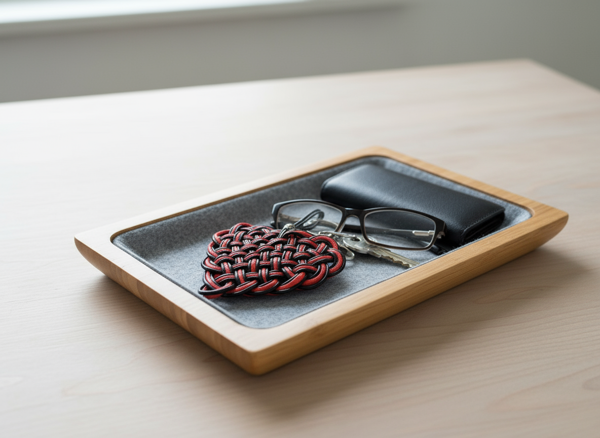 charm para bolso con forma de corazón