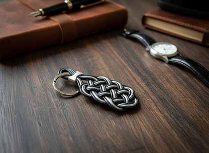 llavero nudo de la prosperidad