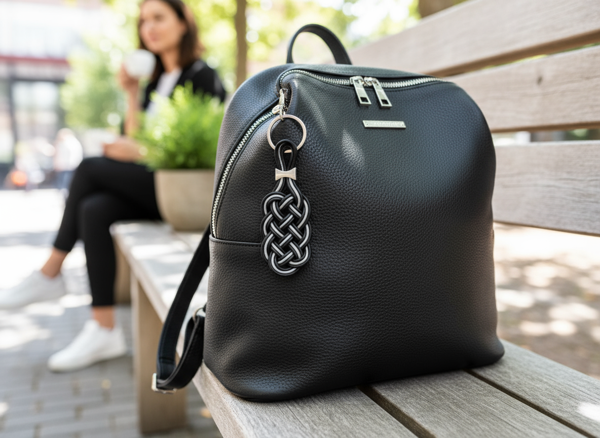 llavero nudo de la prosperidad