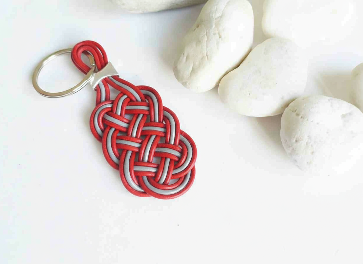 llavero nudo de la prosperidad