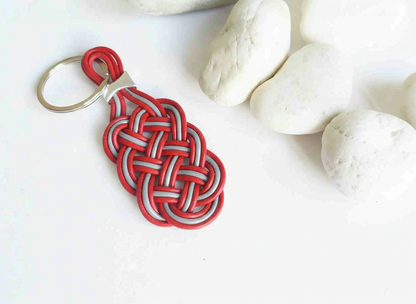 llavero nudo de la prosperidad