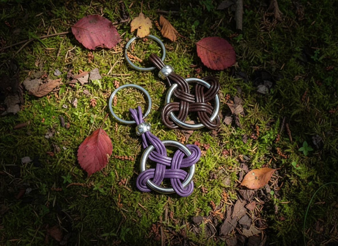 llavero nudo  de las brujas 