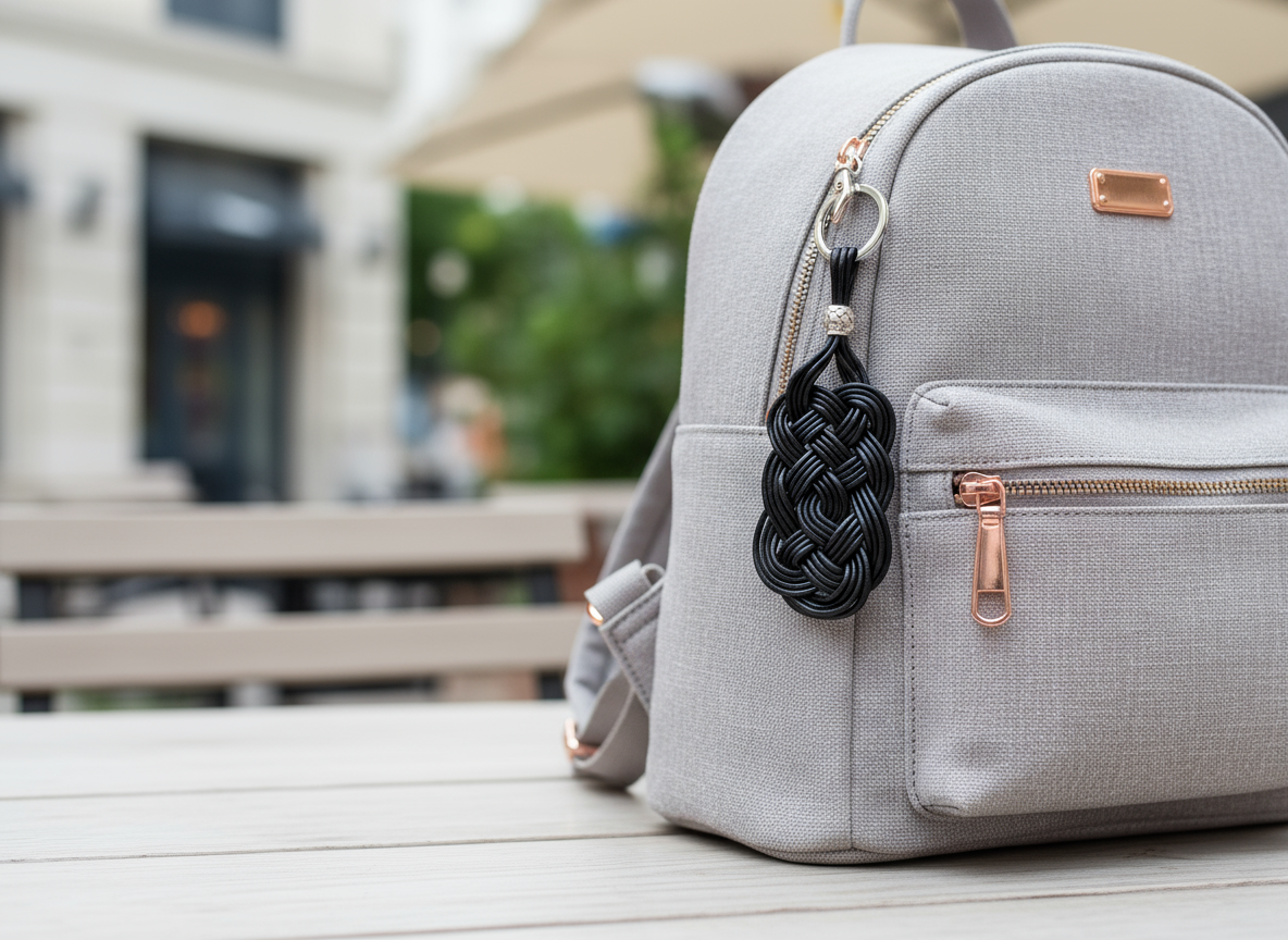 Llavero de cuero con nudo celta infinito para hombre y mujer, colgante para bolso con nudo celta,