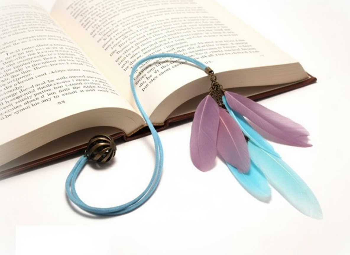 Marcapáginas  romántico Punto de libro