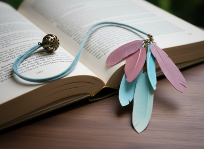 Marcapáginas  romántico Punto de libro