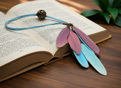 Marcapáginas  romántico Punto de libro