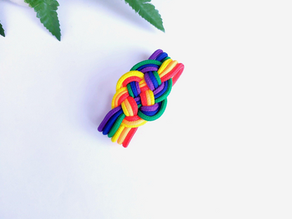 Pulsera cordón trenzado estilo marinero en rojo y mas  colores