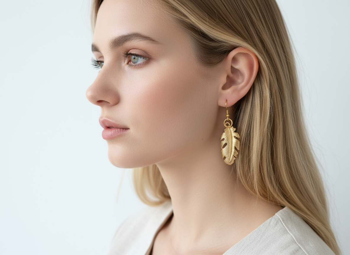 Pendientes de botón con forma de flores, pequeñas y delicadas dalias