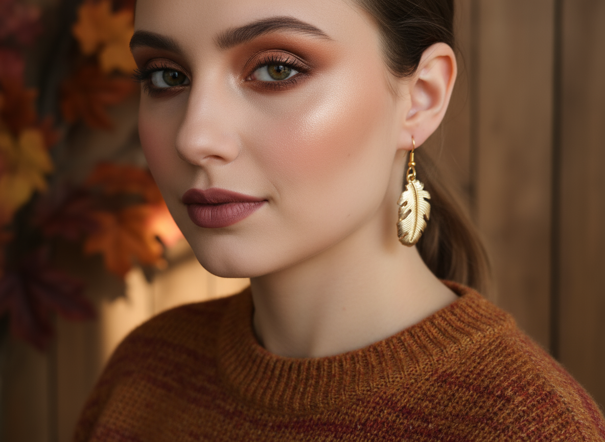 Pendientes de botón con forma de flores, pequeñas y delicadas dalias